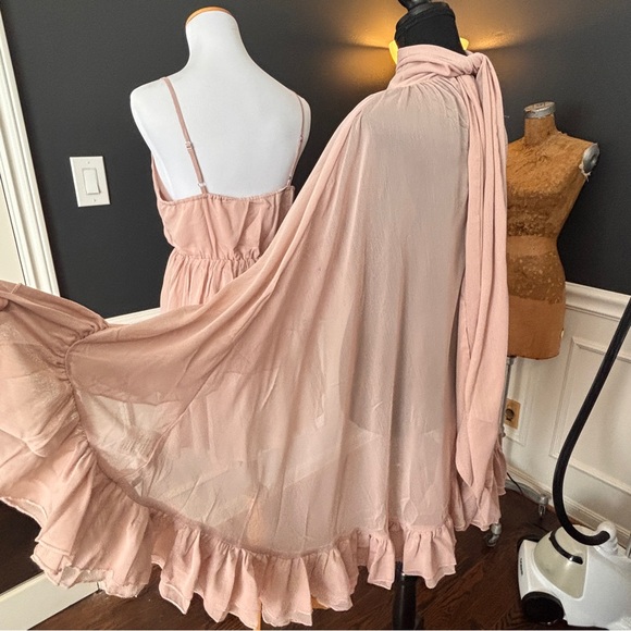 Commense Blush Ruffle Mini Dress - Picture 8 of 10